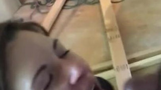 The writing on her shirt is distracting The writing on her shirt is distracting