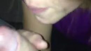 Chick can braid her hair and suck cock at the same time. Chick can braid her hair and suck cock at the same time.