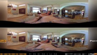 Steroscopic 360 - Adriana Chechik Rides Derrick Pierce's Cock Steroscopic 360 - Adriana Chechik Rides Derrick Pierce's Cock