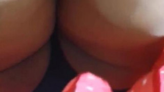 Saw her while in the supermarket,she is alone and wearing a red mini skirt,i knew that she is giving me a chance to have her upskirt thanks,now everyone is watching and enjoy