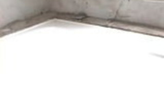 豪華なベイビーがバスルームで彼女の猫に触れる 豪華なベイビーがバスルームで彼女の猫に触れる