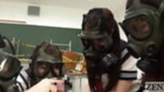 CFNMガスマスク日本の女子高生検査 CFNMガスマスク日本の女子高生検査