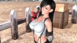 【3Dエロアニメ】FFティファが淫乱になるポーションを飲んで発情し知らない男の極太チンコでガン突きSEX! 【3Dエロアニメ】FFティファが淫乱になるポーションを飲んで発情し知らない男の極太チンコでガン突きSEX!