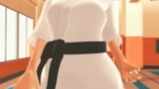 空手変態の女の子は大きなディックモンスターを吸う 空手変態の女の子は大きなディックモンスターを吸う