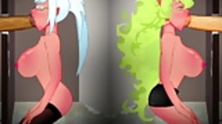 SDTダブル壁の穴 - スキャンティとニーソックス SDTダブル壁の穴 - スキャンティとニーソックス