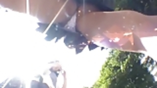 暴露ミディスカートの制服パンティー 暴露ミディスカートの制服パンティー