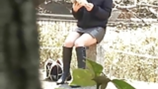 自転車のパンチラパンティーのトレース 自転車のパンチラパンティーのトレース