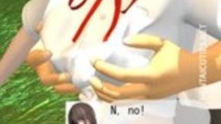 ホット3Dアニメの可愛い人は外に頭を与えます ホット3Dアニメの可愛い人は外に頭を与えます