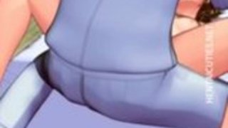 2つの3Dアニメの女子学生は、釘を取得します 2つの3Dアニメの女子学生は、釘を取得します