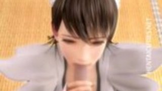 その他の特徴の3Dエロアニメメイドしゃぶりコック