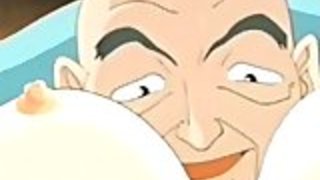 年上の男はアニメの妻の上のセックス恐喝を行います 年上の男はアニメの妻の上のセックス恐喝を行います