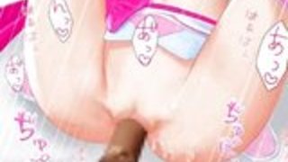 アニメーションブロンドdoolが掘削されます アニメーションブロンドdoolが掘削されます