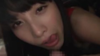 【春原未来】淫乱淫乱痴女なレースクイーンの主観フェラチオで大量口内射精！