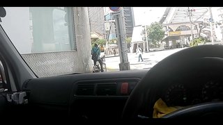 車内露出2 車内露出2