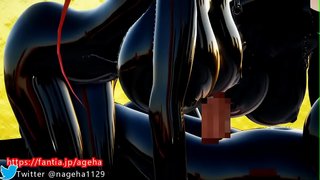 ふたなりダブルパイズリ