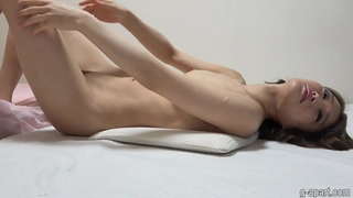 Japanese girl shows nude gymnastics Japanese girl shows nude gymnastics