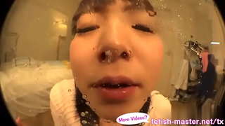 Japanese Asian Tongue Spit Face Nose Licking Sucking Kissing Handjob Fetish - More at fetish-master.net